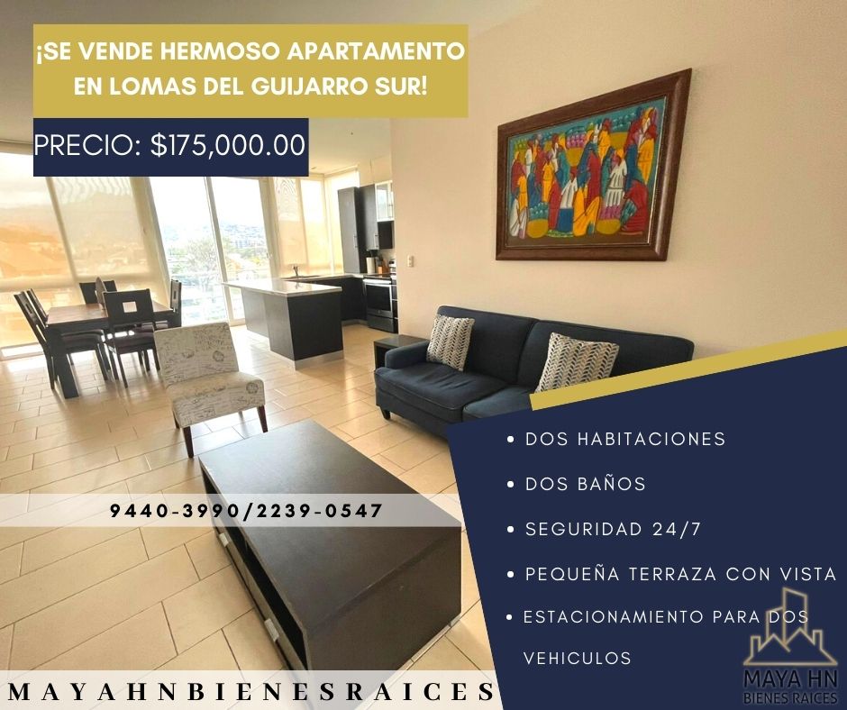 ¡Se vende hermoso apartamento en Lomas del Guijarro Sur!