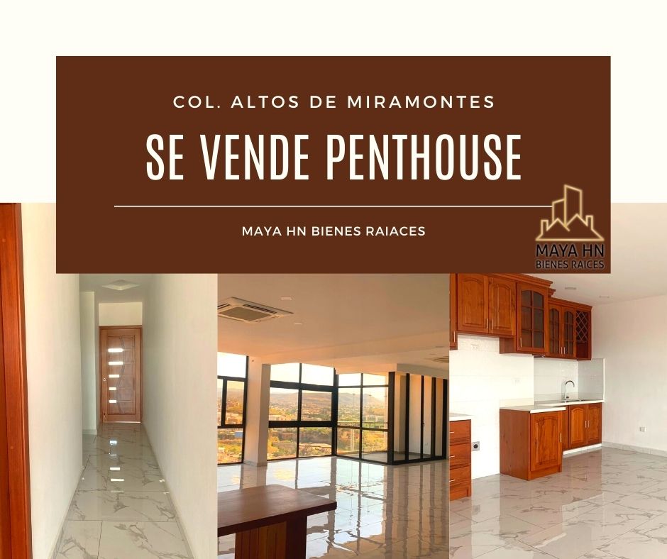 ¡Se vende penthouse en Col. Altos de Miramontes!
