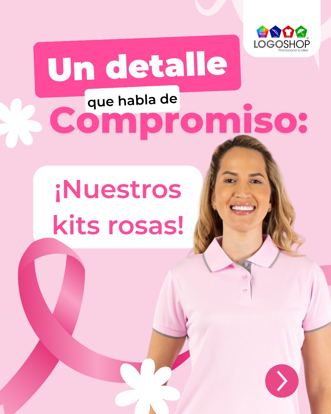 Camisas rosas que unen a tu equipo