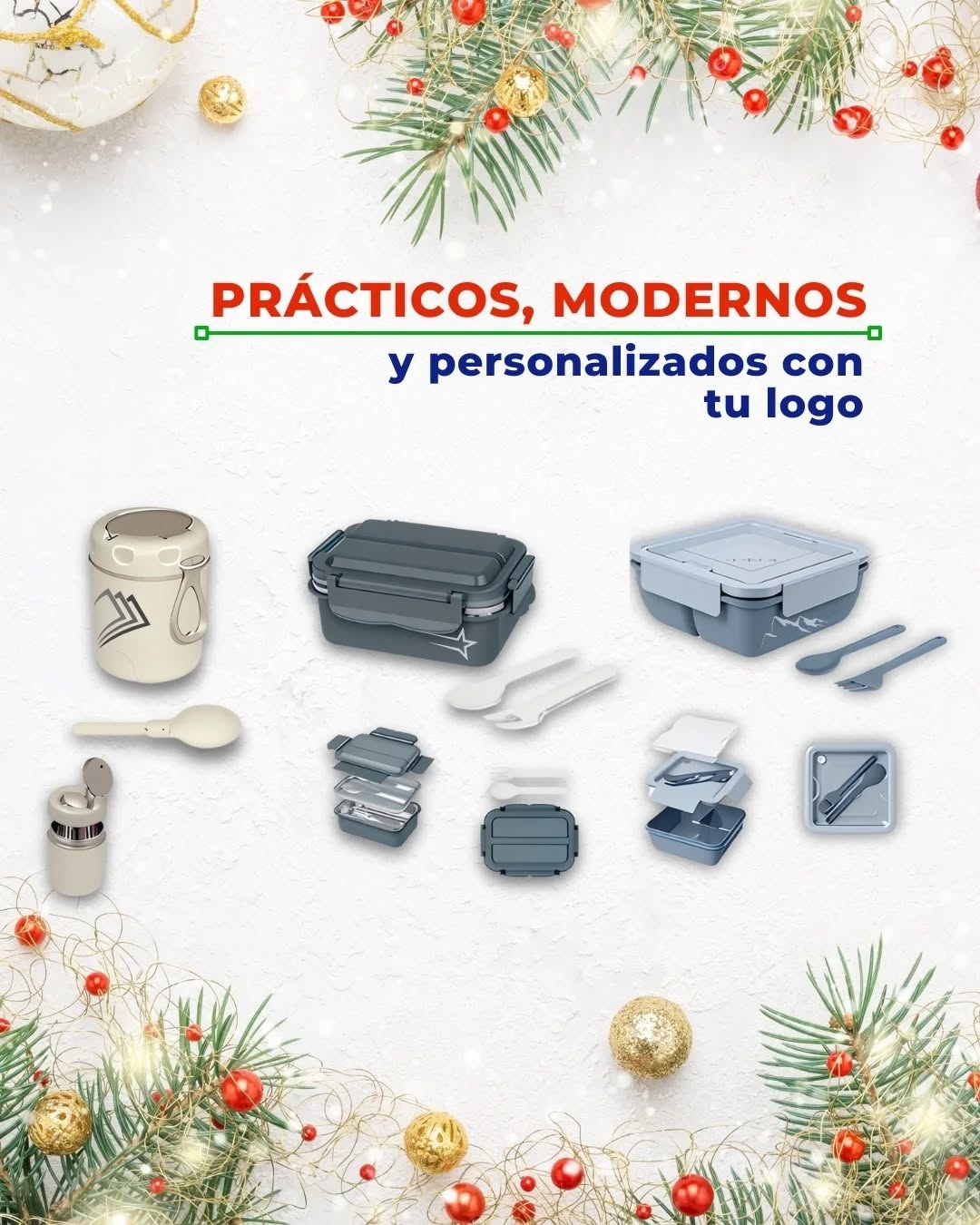 Prácticos, modernos, personalizados con tu logo