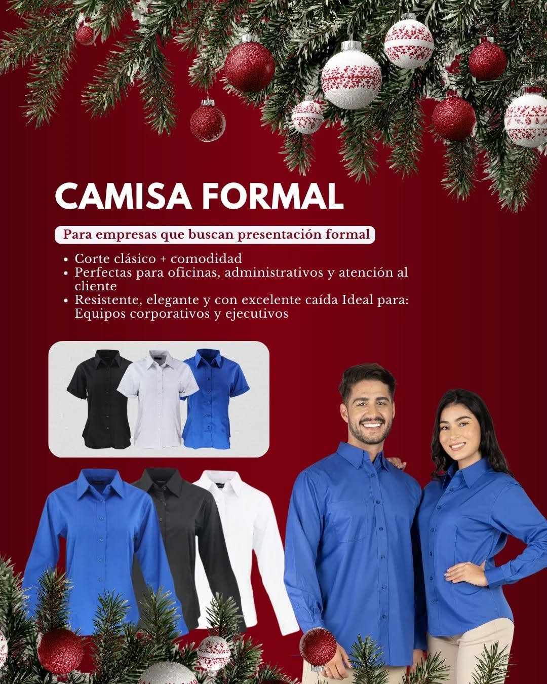 Camisa Formal, Corte Clasico, comodidad