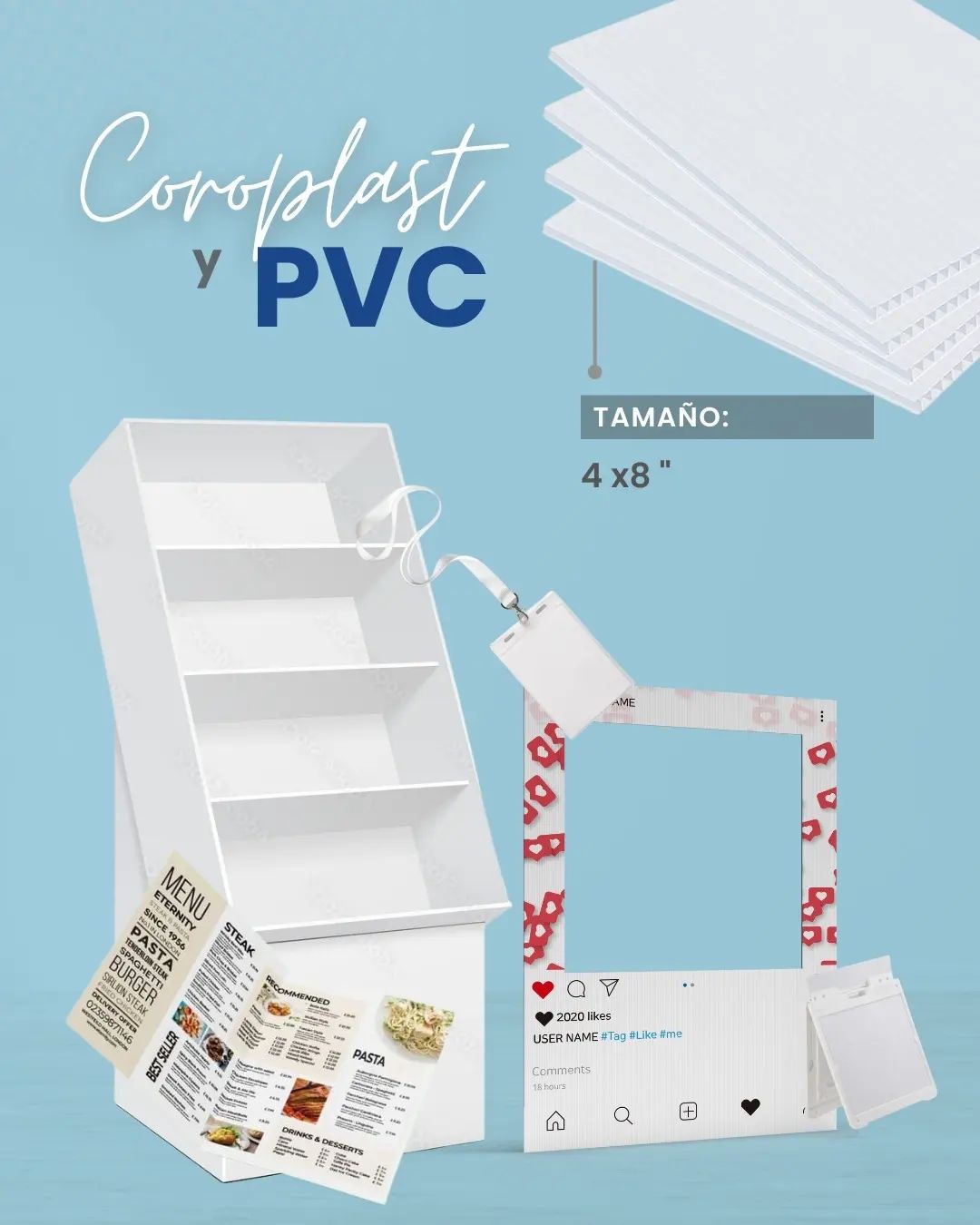 Descubre el poder del Coroplast y PVC para tus necesidades de rotulación y exhibición.