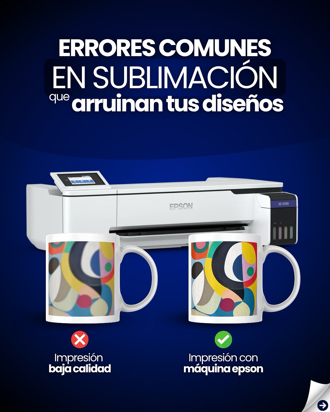 Si tu sublimado sale feo, probablemente hiciste esto mal