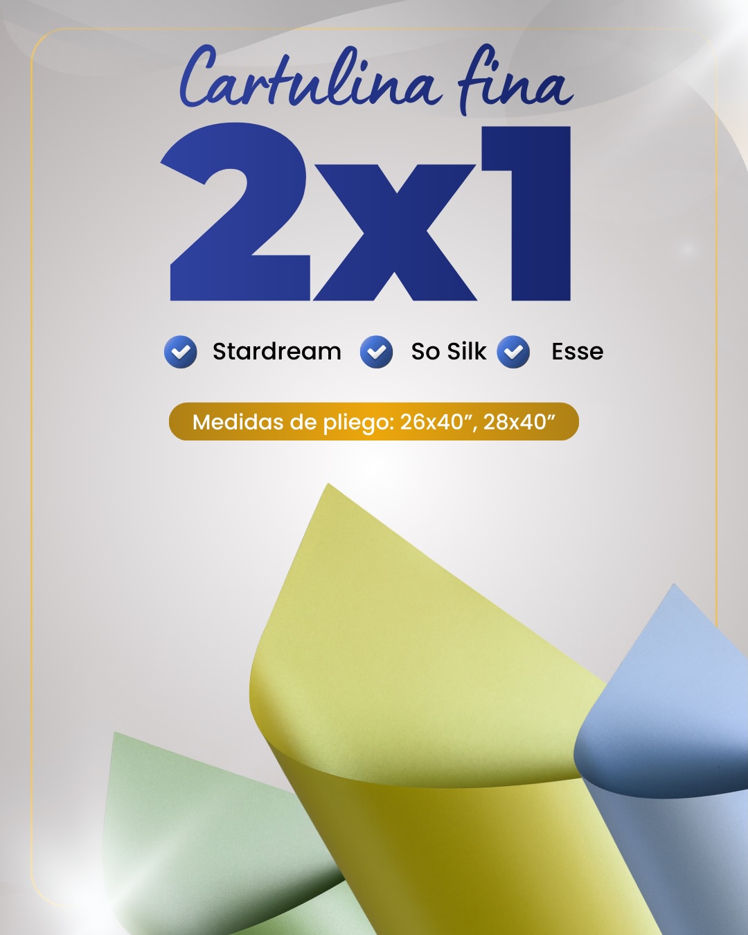 Promoción especial en papelería.