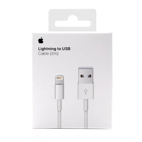 APPLE ORIGINAL – Cable Lightning de 2 Metros para iPhone / iPad